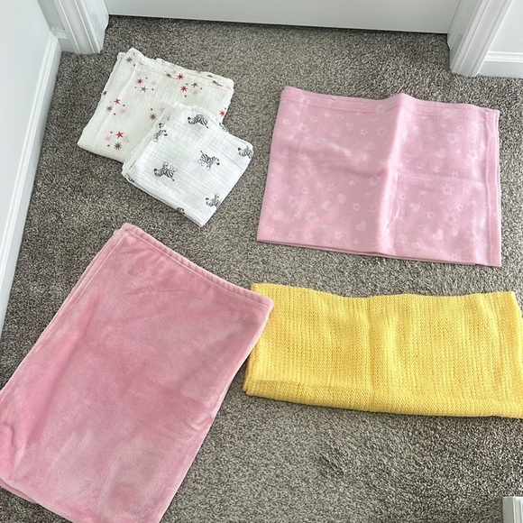 5 piece blanket / swaddle set - Picture 1 of 5